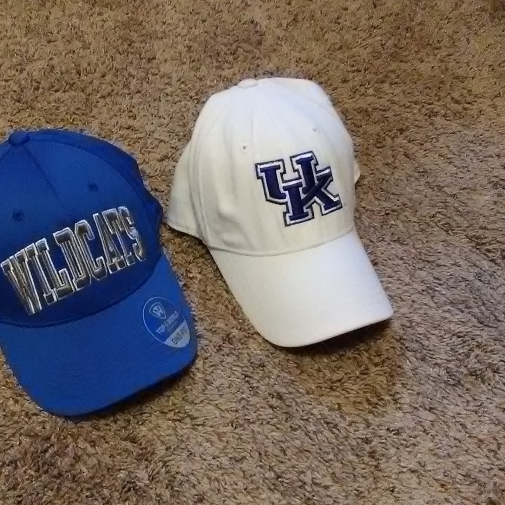 2 Kentucky Wildcats Hats New